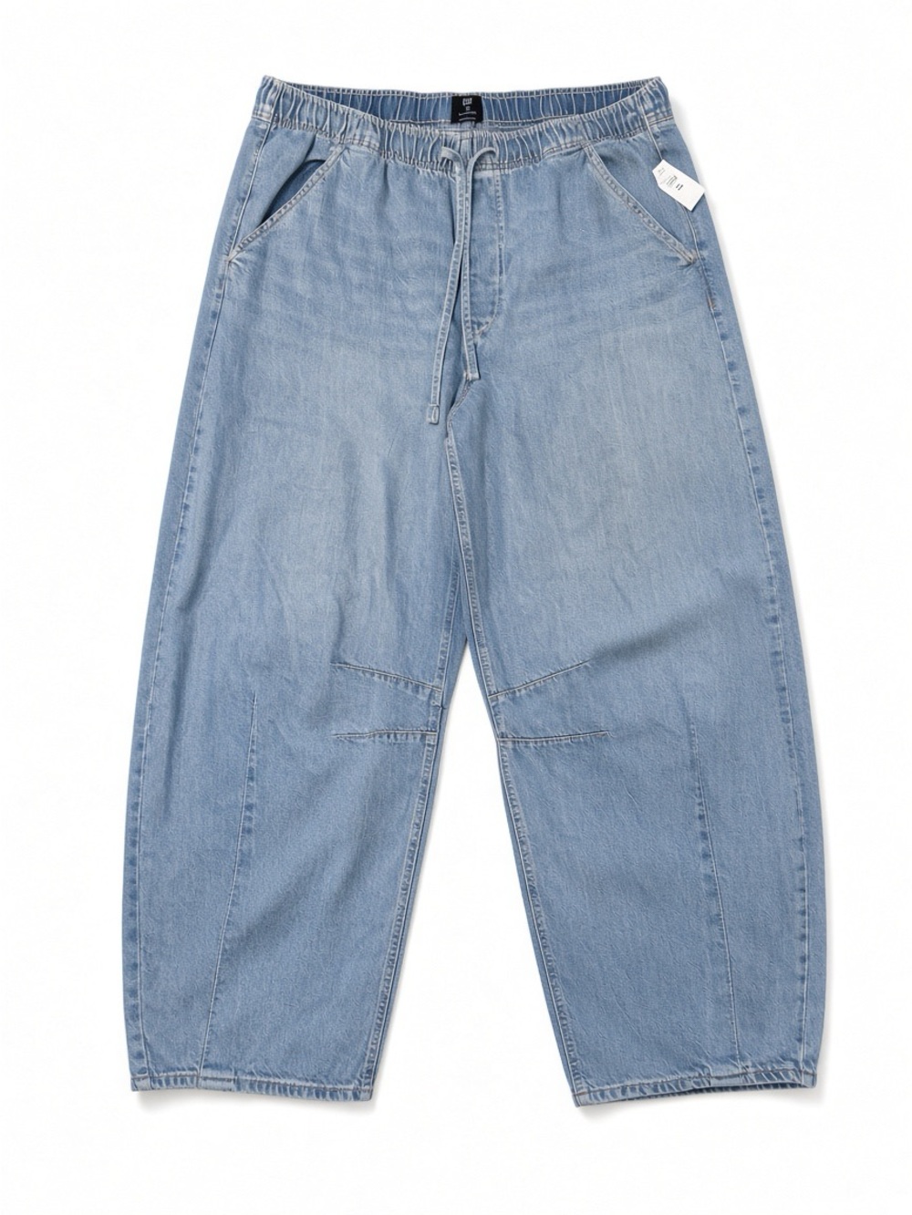 GAP Women's Light Wash Denim Boyfriend Jogger Jeans